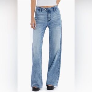 Hint of Blu l Flat Front Wide Leg Jeans l 30